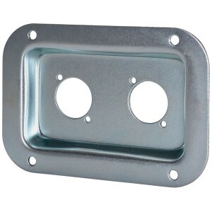 Penn-Elcom D0604Z Dish Two Neutrik D PennBrite 3-1/2" x 5-1/8"